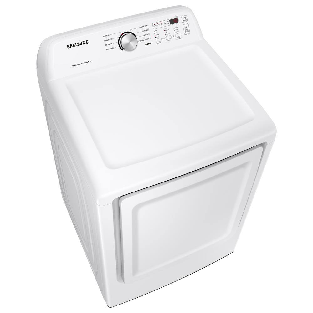  7.2 cu. ft. Vented Electric Dryer with Sensor Dry in White DVE45T3200W