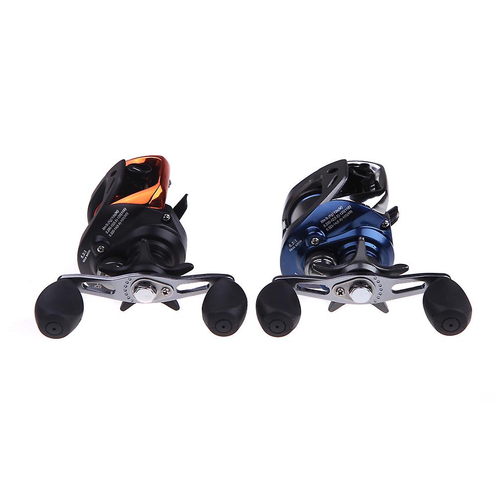 Lixada Af103 10+1bb Ball Bearings Right Hand Bait Casting Fishing Reel High Speed 6.3:1 Blue No.230297