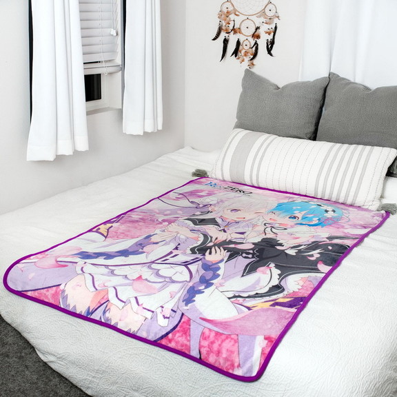 Just Funky JFL REZ BL 31320 C Re:Zero Fleece Throw...