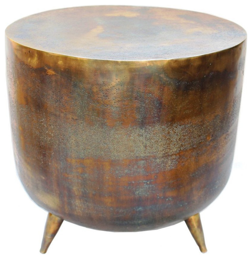 Kettel Accent Table Brass Default Title   Contemporary   Side Tables And End Tables   by Old Bones Co.  Studios  Houzz