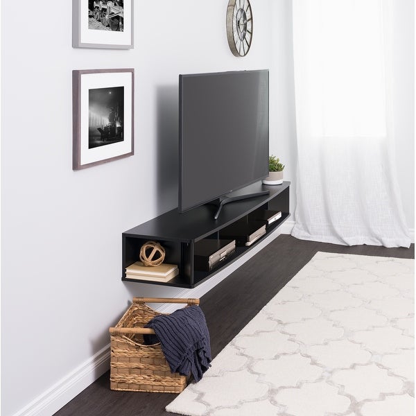 Prepac 70 inch Wide Wall Mounted TV Stand