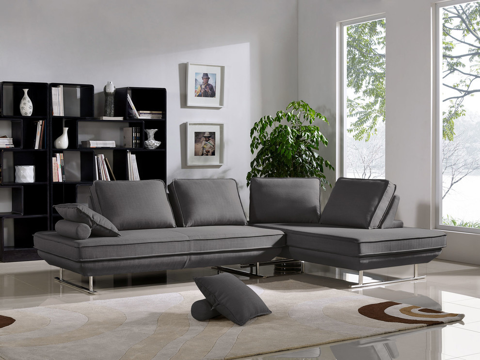 Diamond Sofa Dolce Lounge Seating Platforms Backrest Supports  2 Piece Set   Contemporary   Sectional Sofas   by HedgeApple  Houzz