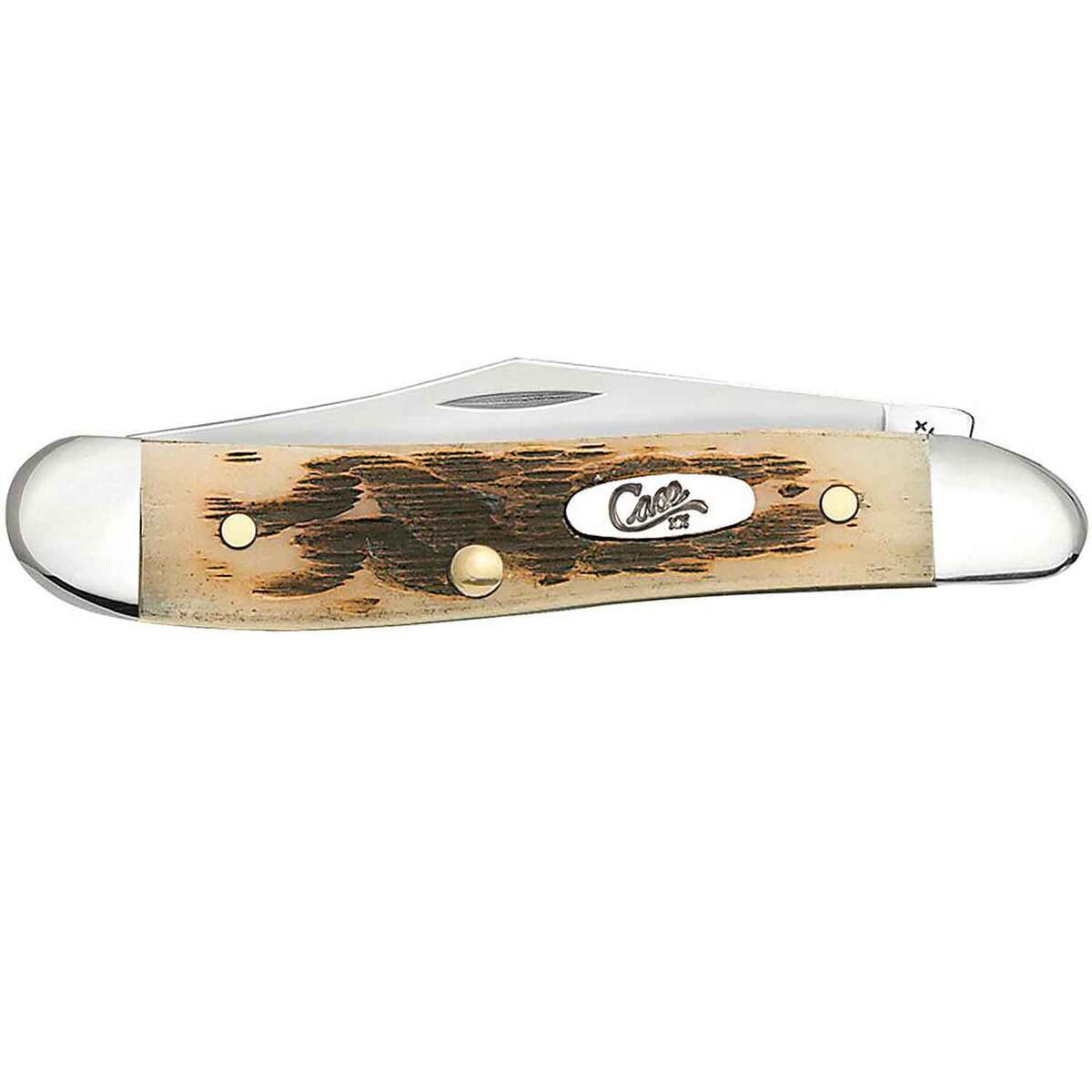 Case Peanut 2.1 inch Folding Knife  Amber