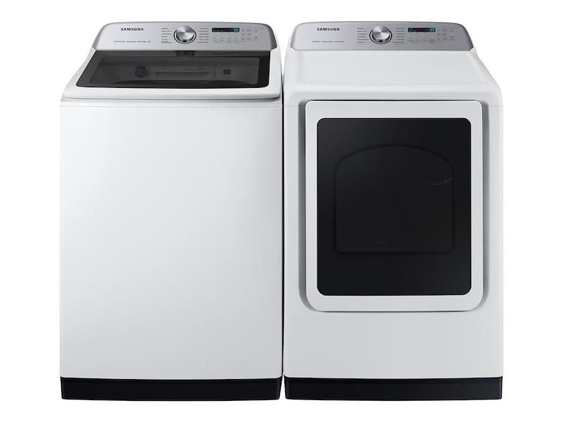 Samsung DVE55CG7100W 7.4 Cu. Ft. Smart Electric Dryer With Steam Sanitize+ In White