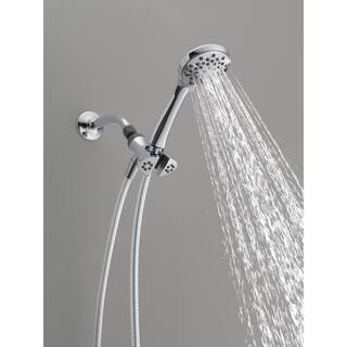 Peerless 3-Spray Patterns 1.75 GPM 3.5 in. Wall Mount Handheld Shower Head in Chrome 76341