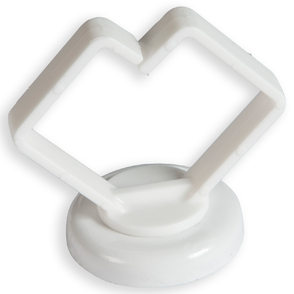 Mag Daddy Magnetic Cable Holder White 1/2 10pk ;