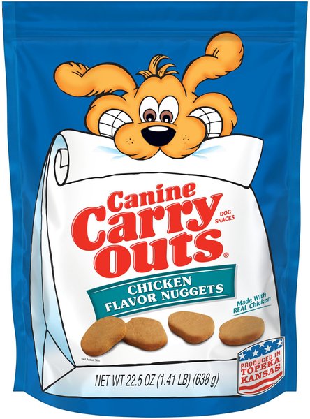 Canine Carry Outs Chicken Flavor Nuggets Dog Treats