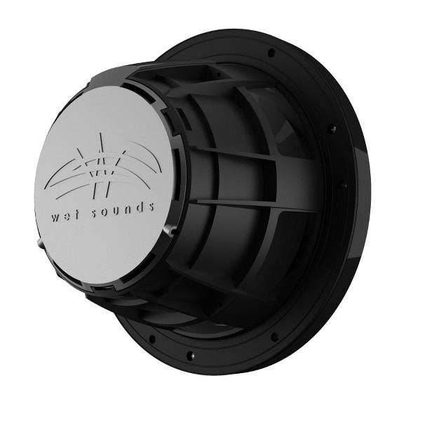 Wet Sounds Revo 8 xsb ss Black Xs Stainless Overlay Grill 8 Inch Marine Led Coaxial Speakers pair