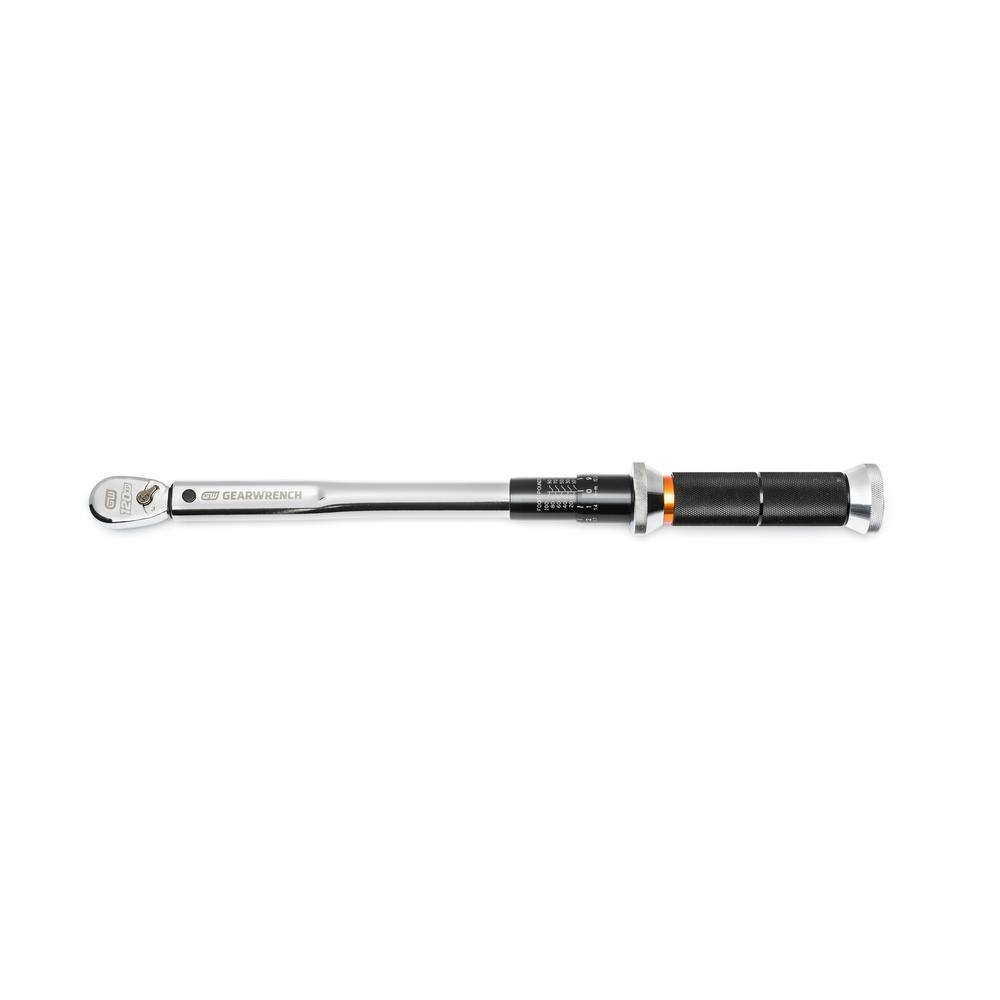 GEARWRENCH 38 in. Drive 120XP 10-100 ft.lbs. Micrometer Torque Wrench 85176