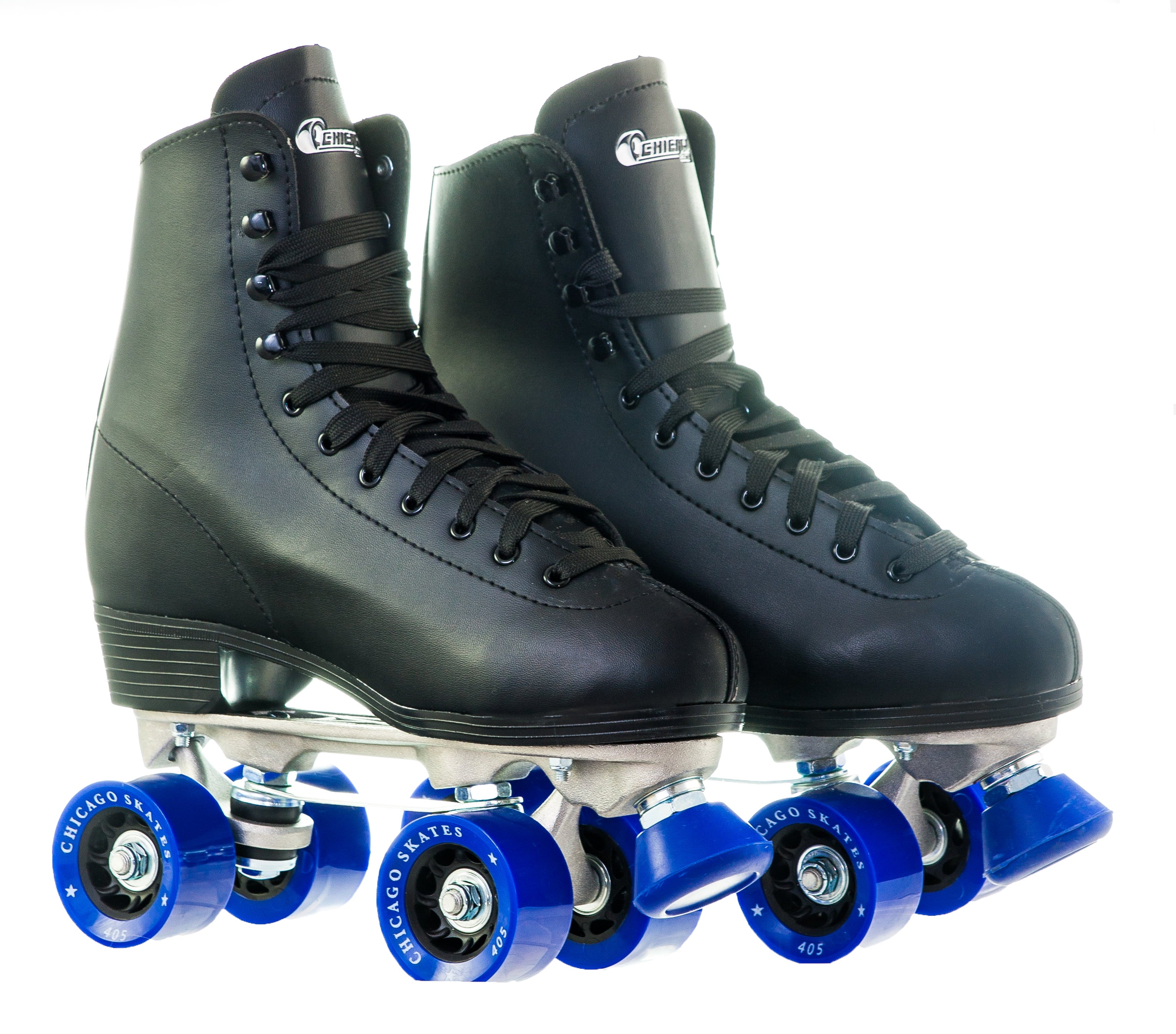 Chicago Men's Classic Quad Roller Skates Black Classic Rink Skate, Size 12