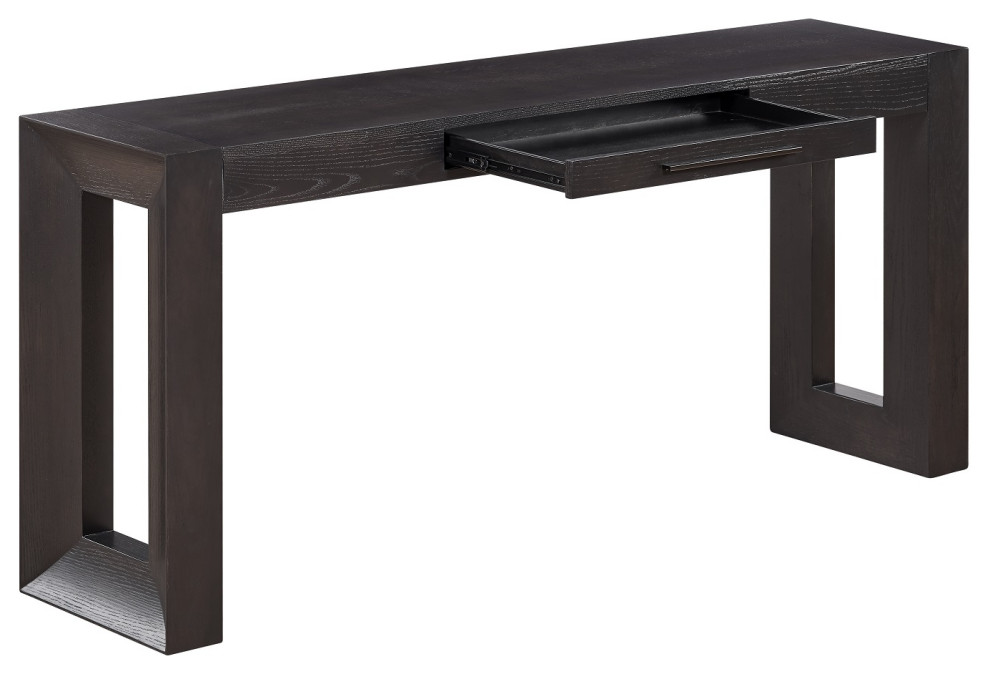 Courtney Console Table  Ebony Oak   Transitional   Console Tables   by Mandalay Home Furnishings  Inc.  Houzz