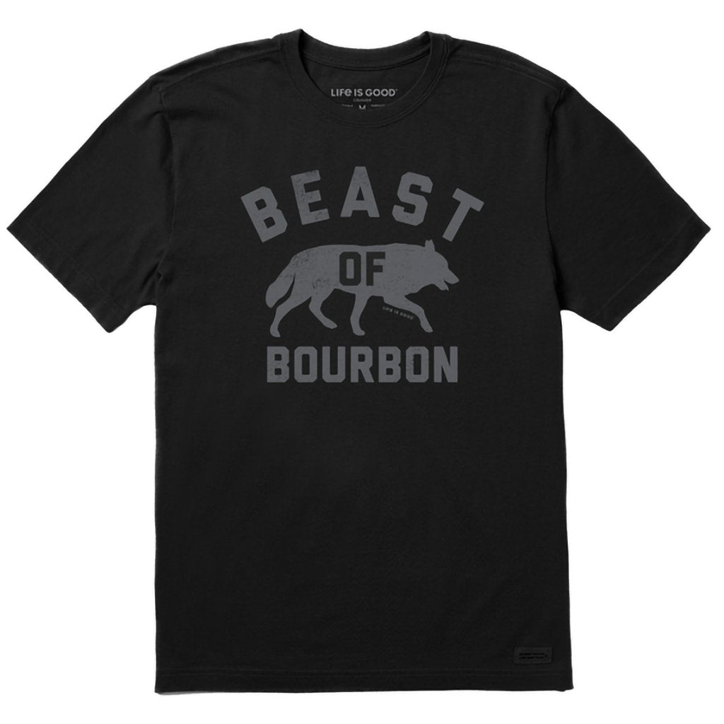 Life Is Good  Men's Beast of Bourbon Crusher Tee