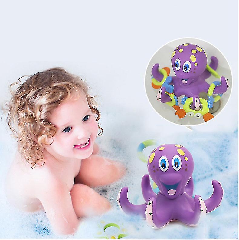 Octopus Throwing Circle Children Floating Bath Toys Bathing Toys