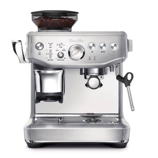 Breville Barista Express Impress Stainless Steel Espresso Maker Bes876bss1bna1