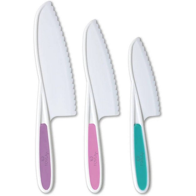 Tovla Jr Kitchen Knife cutting Board Set Blue