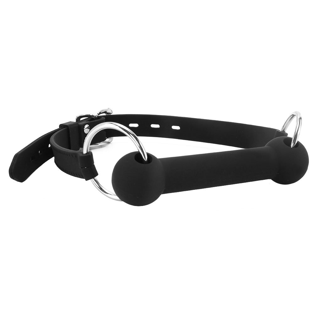 Black & White Silicone Bit Gag