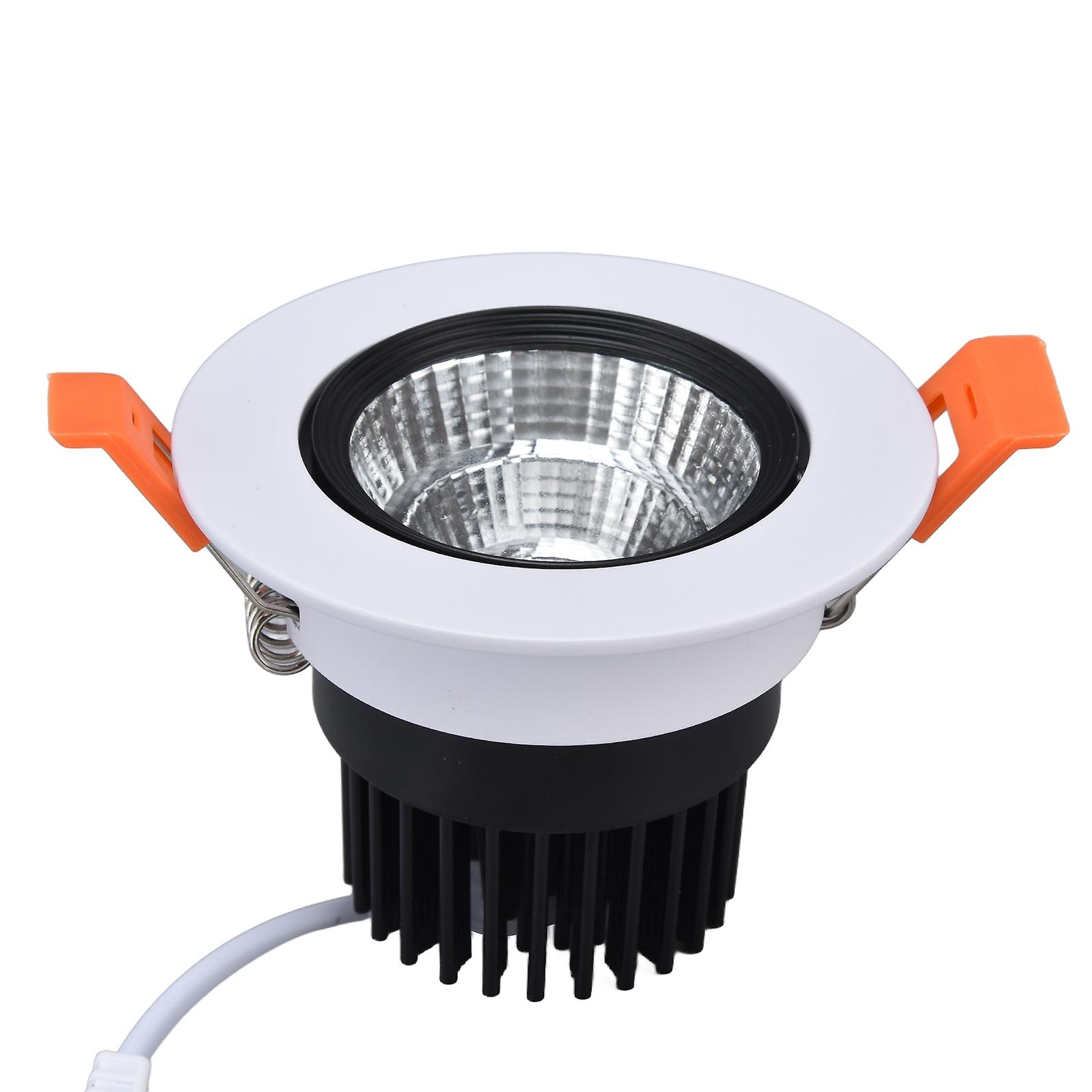 Recessed Lighting 7w White Light 6000k 75mm Hole Adjustable Angle Led Ceiling Halo Light For Kitchen Bedroom 100264v