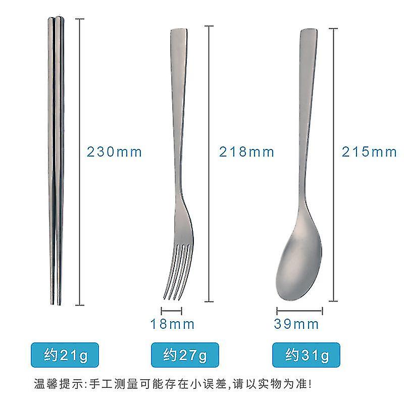 Titanium Fork Spoon Chopsticks Camping Tableware Cookware Camping Utensils Outdoor Spoon Fork For Hiking Backpacking Picnic