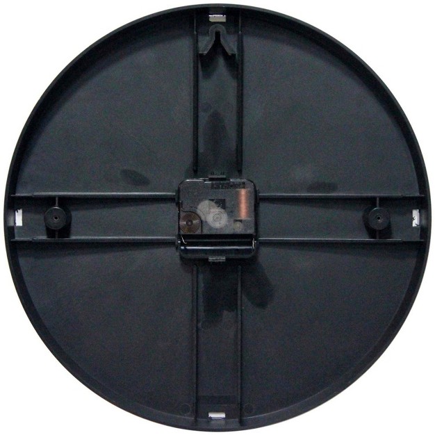 Safety First Wall Clock Black Infinity Instruments