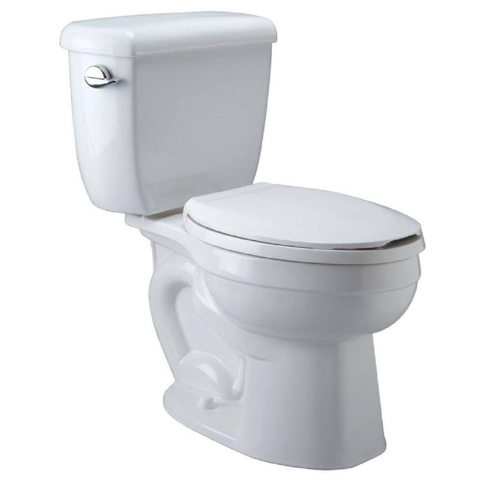 Zurn High Performance 2-Piece 1.6 GPF Single Flush Elongated ADA Height Toilet in White Z5551-K