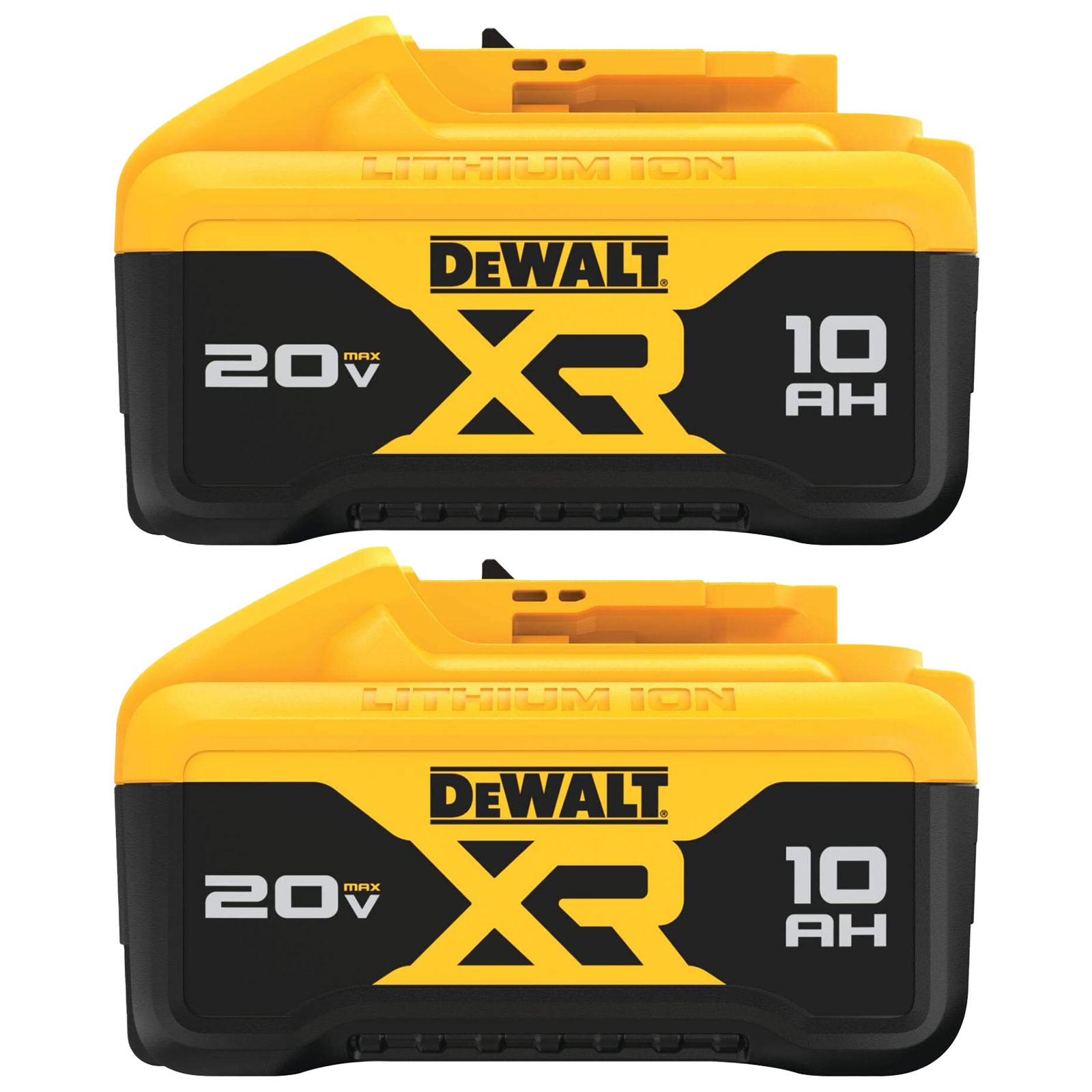 2 Pack DW DCB210 20V MAX XR 10.0 AH Lithium-Ion Battery