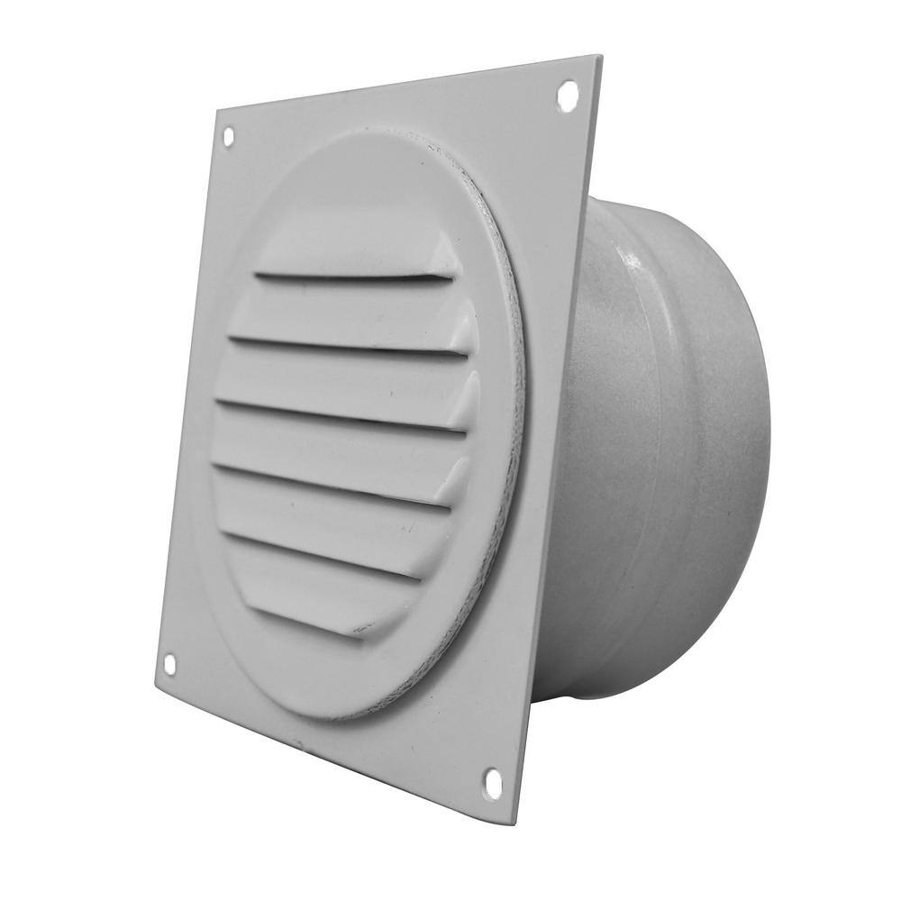 Active Ventilation 3 in. Bathroom Soffit Vent White BSV-3-WT