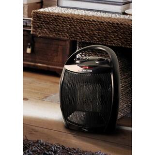 1500-Watt 2-Settings Electric Portable Ceramic Heater with Adjustable Thermostat 985100347M