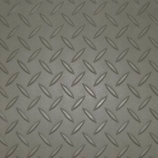 Diamond Deck 3 ft. x 5 ft. Pewter Textured PVC Door Mat 85053