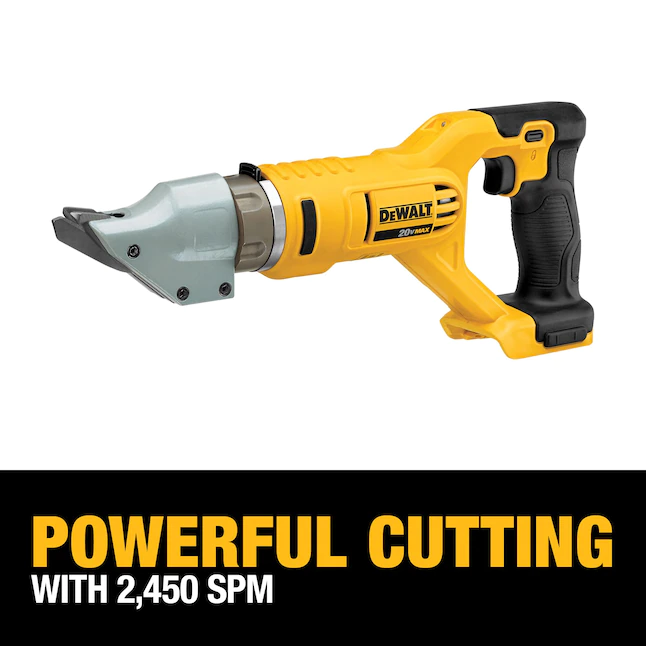 DEWALT DCS494B 20-Volt MAX Cordless 14-Gauge Swivel Head Double Cut Shears (Tool-Only)