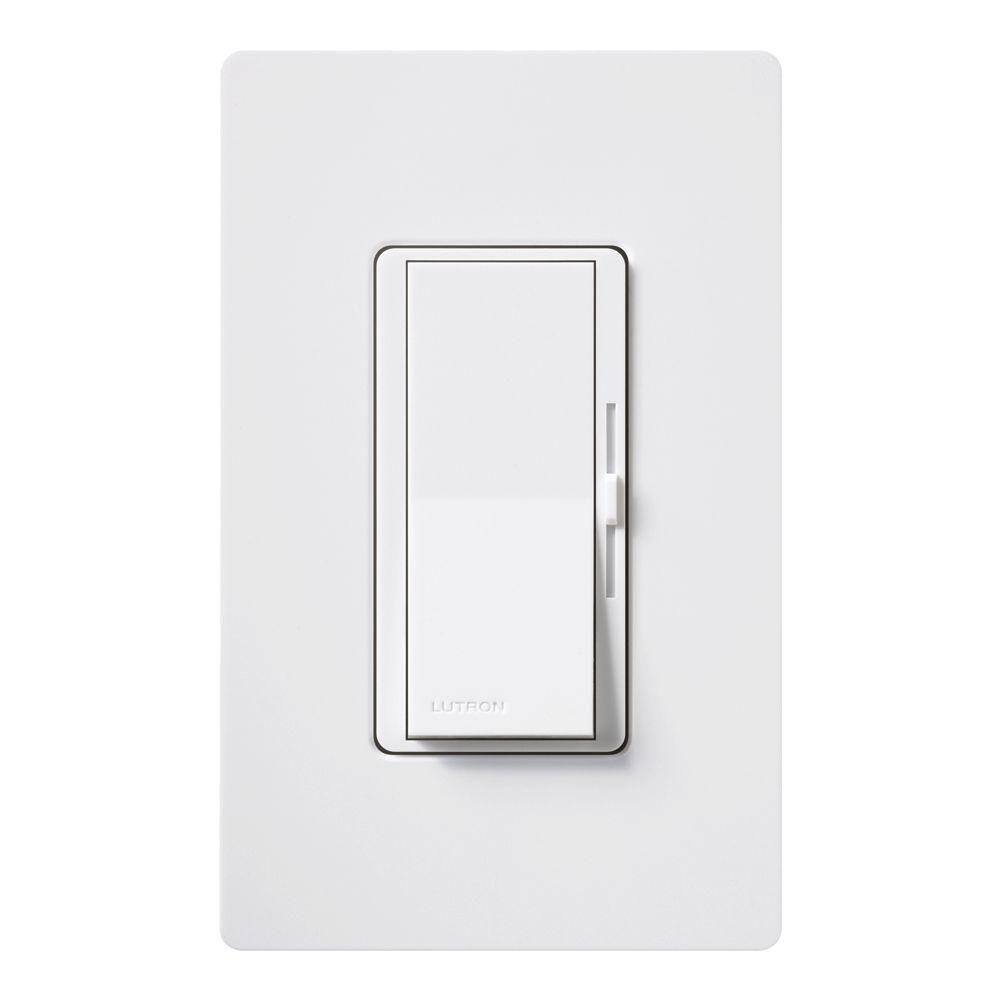 Lutron Diva Dimmer Switch for Magnetic Low Voltage 800-WattSingle-Pole White (DVLV-10P-WH) DVLV-10P-WH