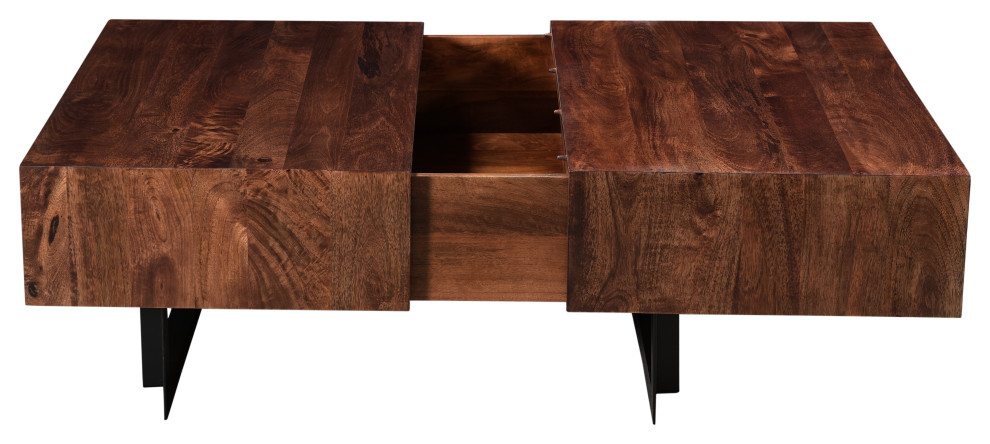 Glide Coffee Table   Industrial   Coffee Tables   by Oak Idea Corporation  Houzz