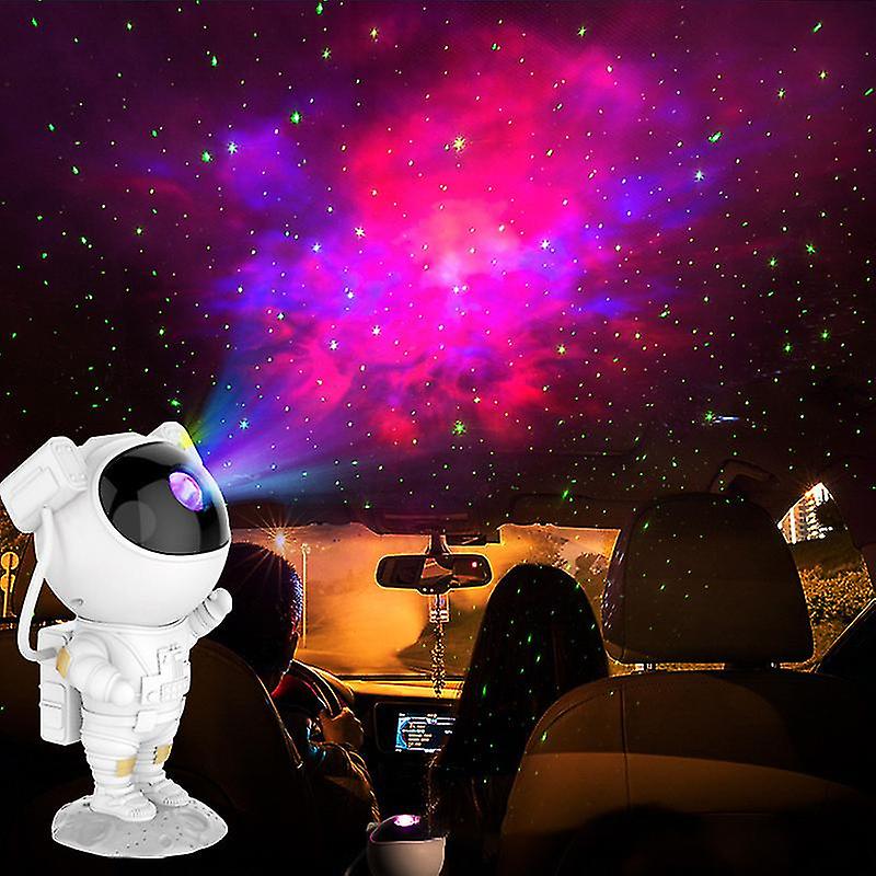 Astronaut Starry Sky Projector Laser Atmosphere Night Light Starry Sky Usb Plug-in Table Lamp Astronaut Projection Lamp