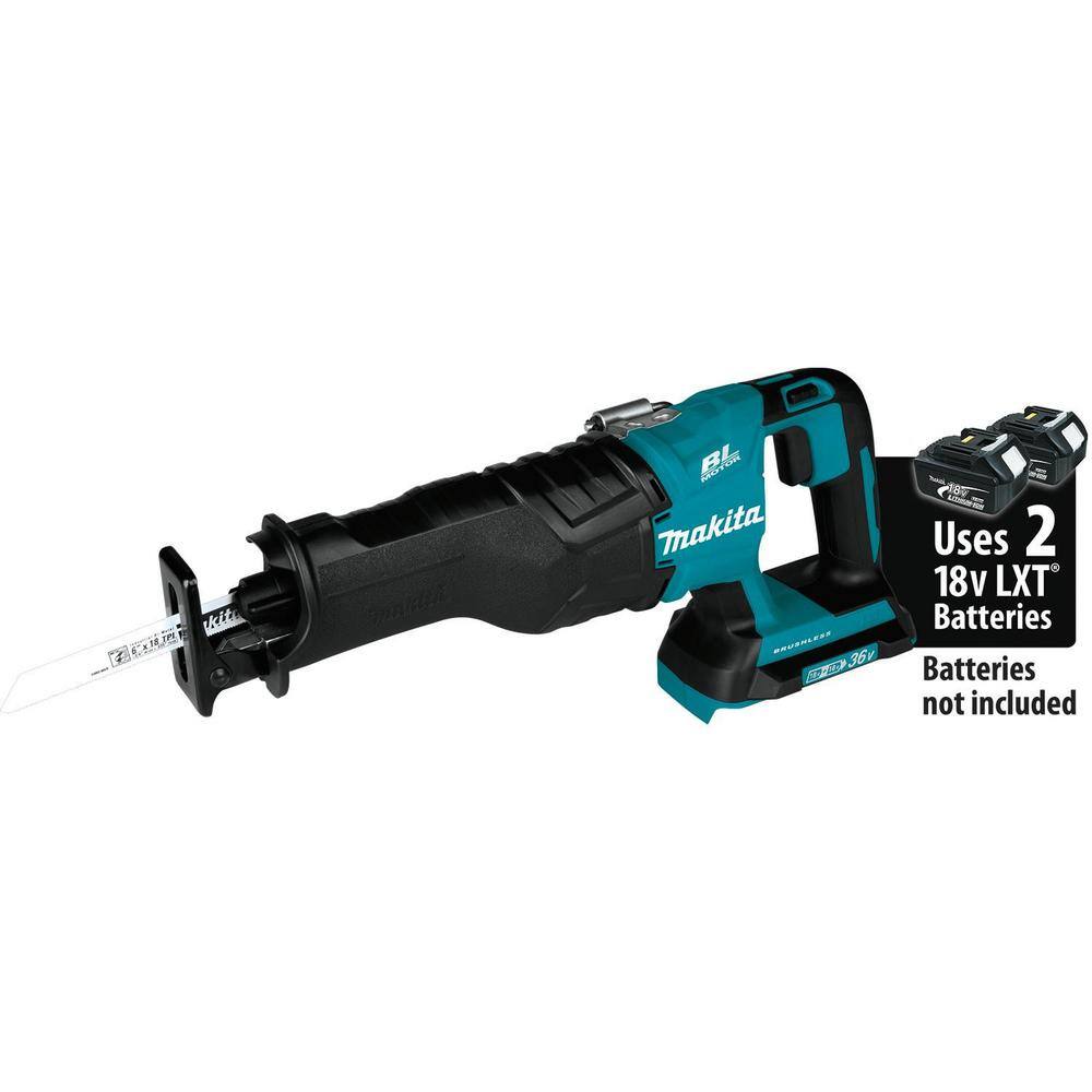 Makita 18V X2 (36V) LXT Lithium-Ion Brushless Cordless Reciprocating Saw (Tool Only) XRJ06Z