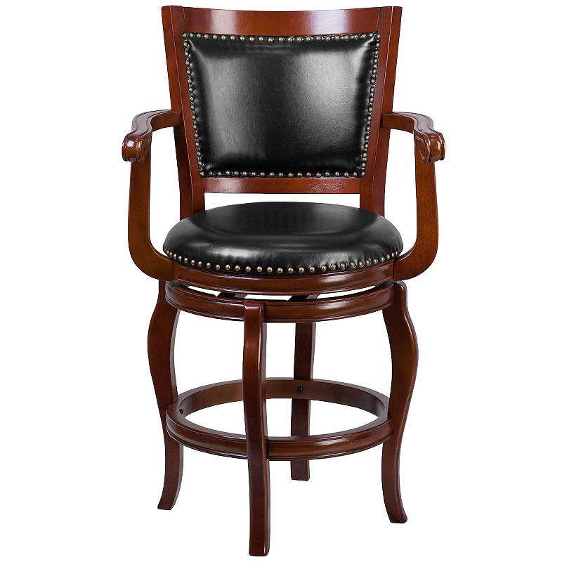 Flash Furniture Swivel Nailhead Counter Stool