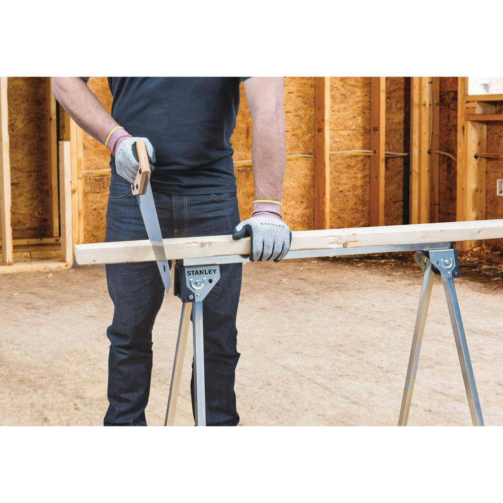 Stanley 31 in. W x 29 in. Folding Metal Sawhorse (2 Pack) STST60997