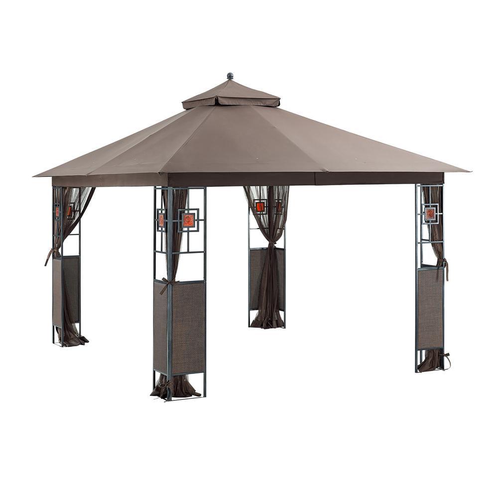 APEX GARDEN 10 ft x 12 ft RosaBella Gazebo with Mosquito Net