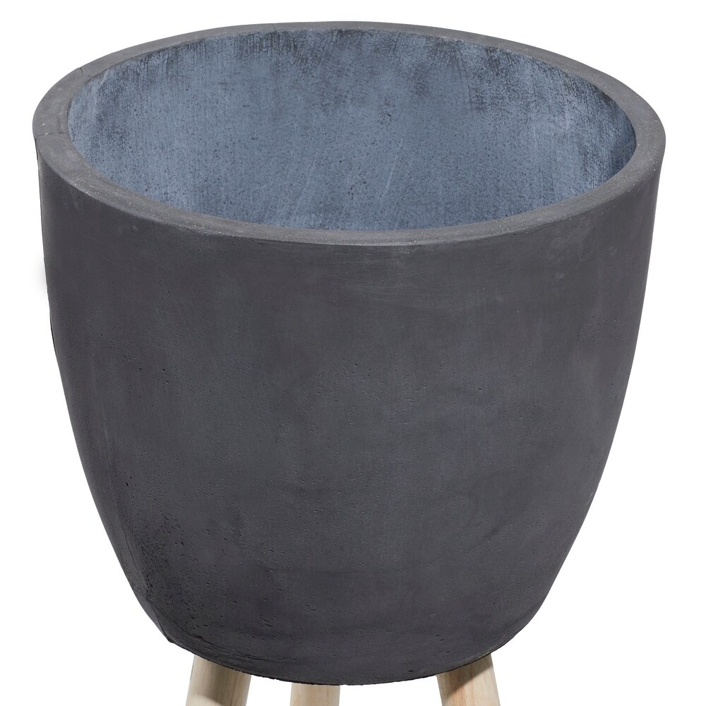 Fiber clay Contemporary Planter