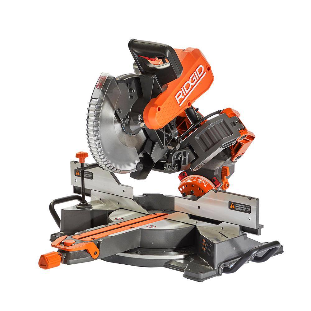 RIDGID 10 in. Dual Bevel Sliding Miter Saw R4241