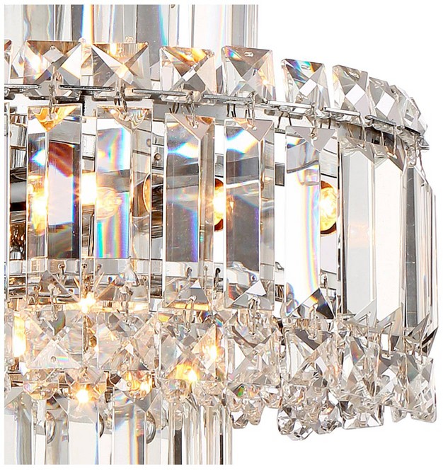 4 light Led Fixture Clear Crystal For Bedroom Bathroom