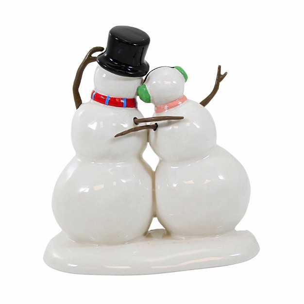 Department 56 Villages Lucky The Snowman 2023 One Accessory 3 25 Inches Dated 2023 Top Hat Earmuffs 6011455 Ceramic White