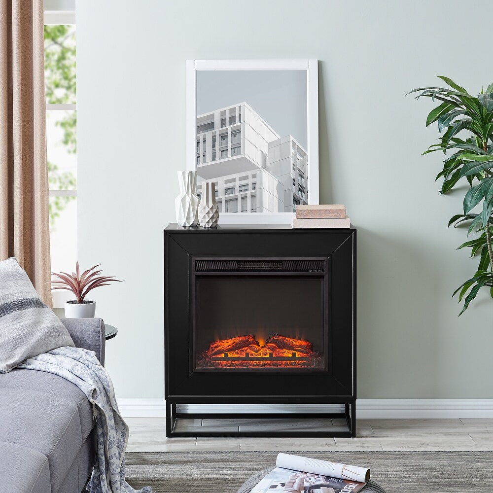 SEI Furniture Francis Contemporary Electric Fireplace