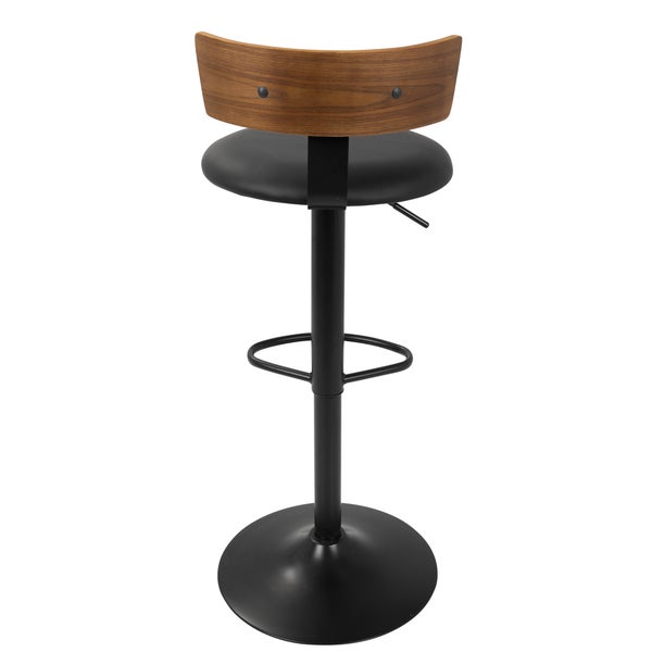 LumiSource Weller Contemporary Adjustable Bar Stool