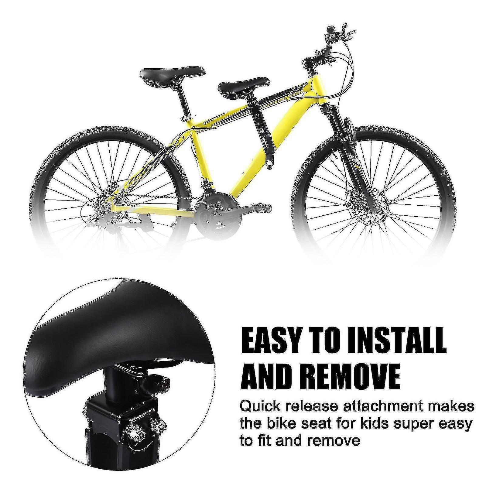 Kids Bike Seat For Mountain Bikes Front Mounted Bicycle Seats Easy To Install For Children