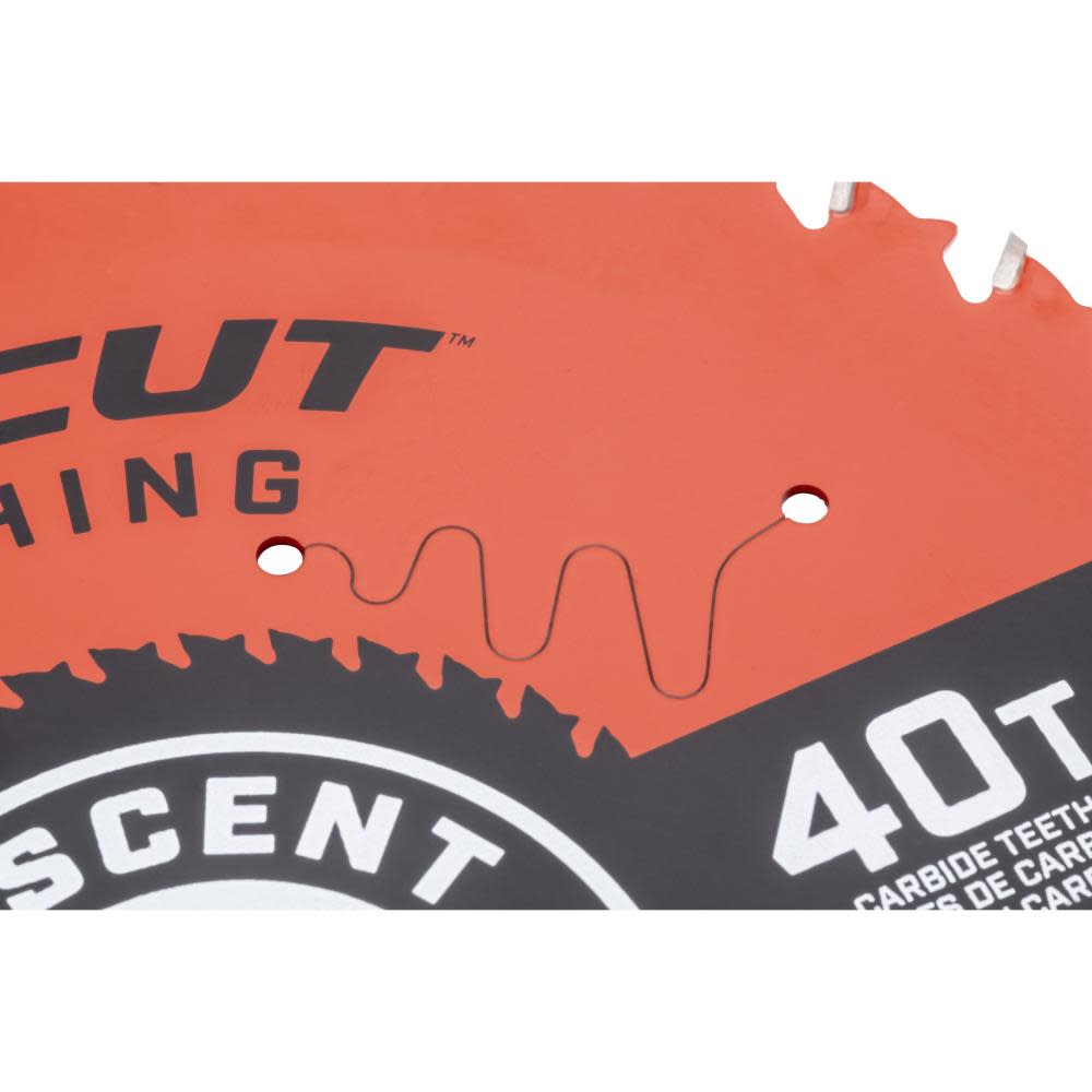 CRESCENT Circular Saw Blade 7 1/4 x 40 Tooth Fine Cut Finishing ;