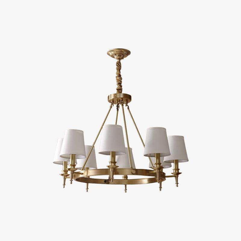 Antique Brass Chandelier