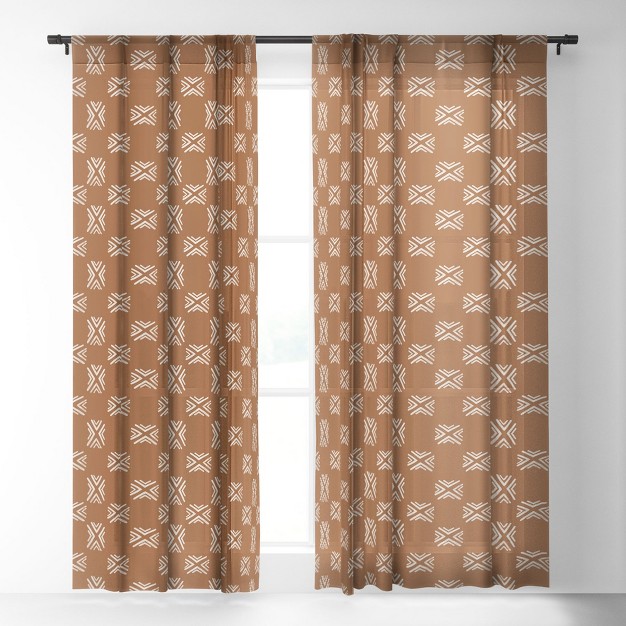 Marta Barragan Camarasa Desert Boho Ii Single Panel Sheer Window Curtain Deny Designs