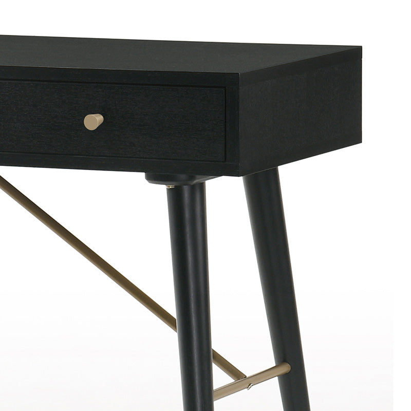 RANIA Study Desk Console 120cm - Black Ash