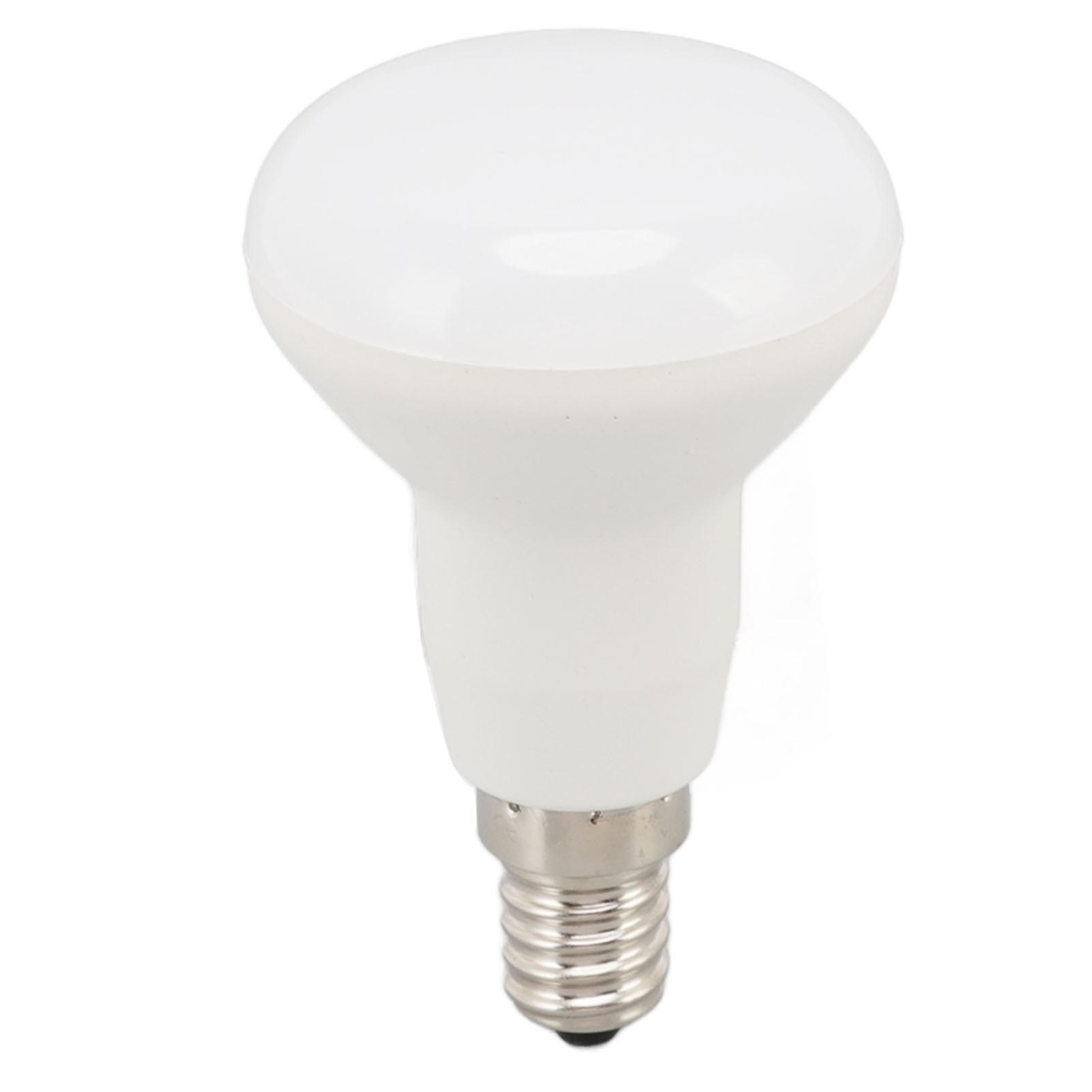 LED Light Bulb Long Neck Mushroom Shape Lamp 120 Degree Beam Angle Wide Flood R50 E14 5W 3000K Warm White 220V