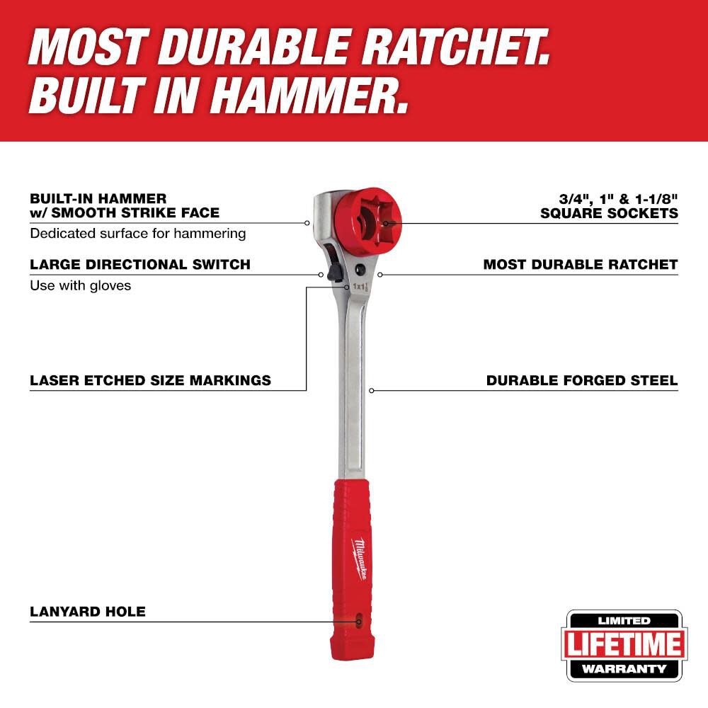 MW Linemans High Leverage Ratcheting Wrench 48-22-9213 from MW