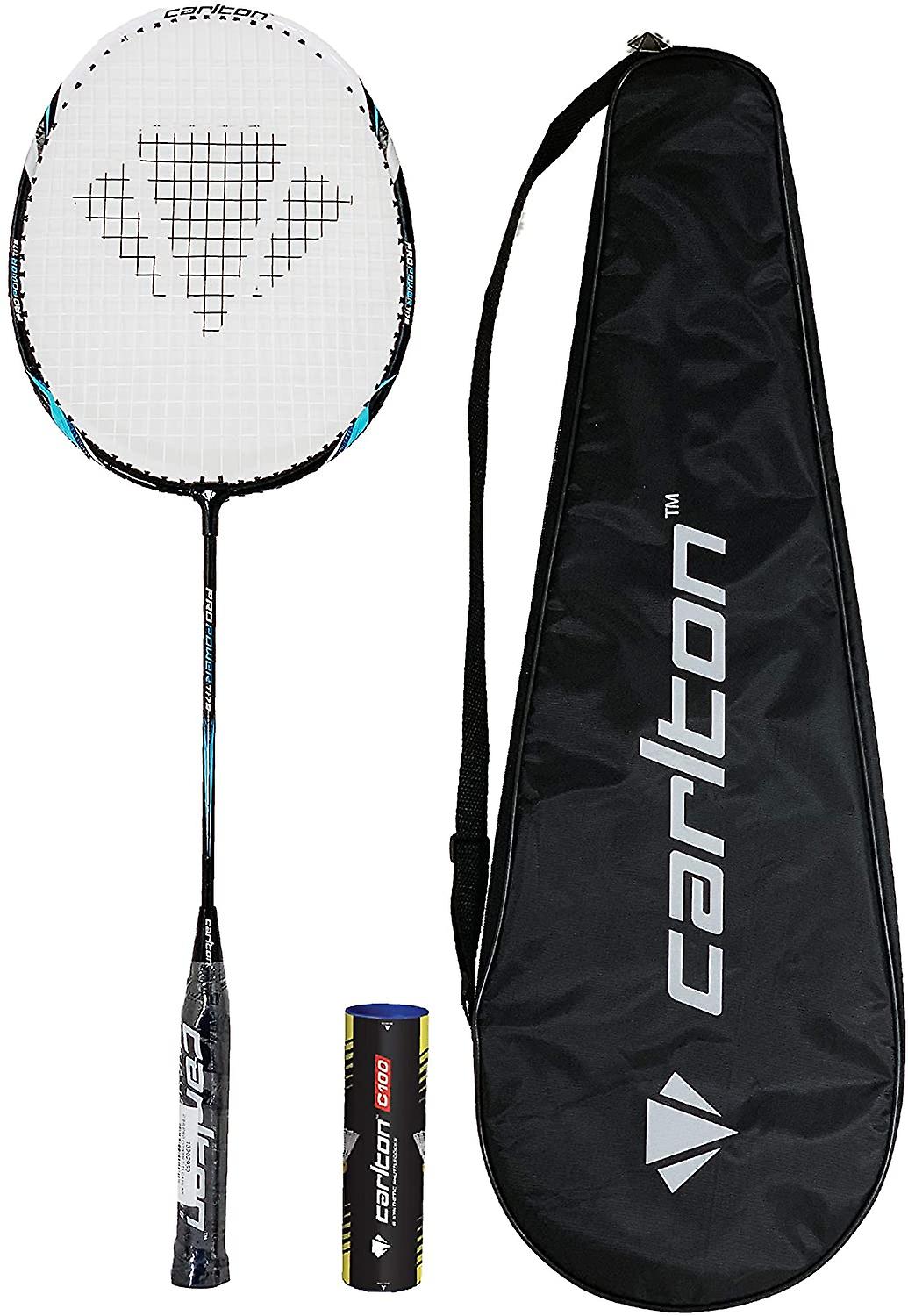 Carlton pro power badminton racket + 6 shuttles